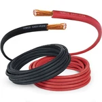 Temco Gauge Awg 20 Ft Black + Red Flexible Copper Usa Welding Cable. Fixed Price $112.19.