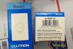 Lutron D-603P-IV 600 Watt 3-WAY Ivory Dimmer. Fixed Price $11.00.