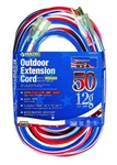 Voltec 05-00158-US 50FT 12/3 Sjtw Extension Cord W/lighted End Made In Usa. Fixed Price $62.81.