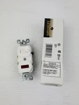 Leviton 5226-W White Side Wired Single Pole Comb. Switch & Pilot Light. Fixed Price $25.00.