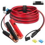 Cuzec 15FT/4.6M 16AWG 15A Battery Alligator Clip Sae CONNECTOR/12V Long. Fixed Price $19.30.