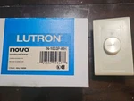 Lutron Nova 1000W Incandescent Dimmer N-1003P-WH, 120V Ivory. Fixed Price $35.00.