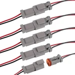 5SETS 2 Pin Connectors Waterproof Wire 16 Awg Automotive Electric.... Fixed Price $17.09.