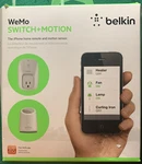 Belkin Wemo Switch/motion Turn Heater, Fan, Lamp, Etc With Your Smartphone B8. Fixed Price $33.99.