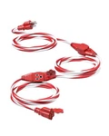 Dewenwils Outdoor Extension Cord With Ft, Red Swirl White. Fixed Price $31.18.
