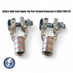 Battery Cable Ends Copper Top Post Terminal Connectors Gauge Thur 4/0. Fixed Price $20.95.