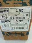 Box Of 37 Neer C-750 3/4'' 2 Screw Strap Fitting Clamp Connector. Fixed Price $30.00.