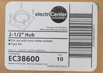 (new Item) Box Of 10 Siemens - 1/2" Hub EC38600. Fixed Price $120.00.