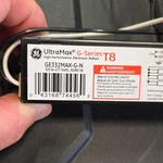 Ultramax G-series T8 Electronic Ballast GE332MAX-G-N 120-277V. Fixed Price $10.00.