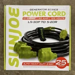 Sun Joe Generator Series Outlet Power Cord 25-FOOT 10/3-GAUGE 3750 Watts. Fixed Price $99.99.