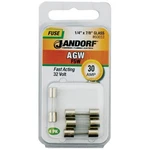 Jandorf 60653 Fast Acting Fuse, 30 A, 32 V, 10 Ka Interrupt, Glass Body. Fixed Price $31.87.
