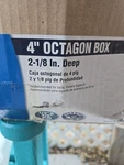 Octagon Box, 2-1/8" Deep, 1/2" & 3/4" Kos, Drawn, Steel, Of 25. Fixed Price $95.95.