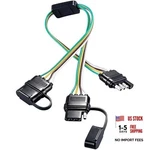 Newsun 4 Pin Trailer Light Wiring Connector Adapter, 2 Way 17.5". Fixed Price $20.75.