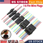 25SET Waterproof Automotive Electrical Wire Connectors Plug Kit 1-6PIN. Fixed Price $39.85.