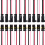 10PAIR 2PIN Waterproof Connector,male And Female Way 16 Awg Quick. Fixed Price $13.45.