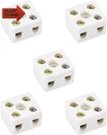 Uxcell Way Ceramics Terminal Blocks High Temp Porcelain Connectors 21. Fixed Price $13.85.
