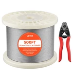 Vevor 316 Stainless Steel Cable 1/8 X 19 Wire Rope 500 Ft Railing. Fixed Price $85.90.