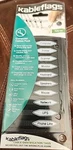 Kableflags KFA025 Computer Plug Identification Tags Cables Pack Organize. Fixed Price $10.50.