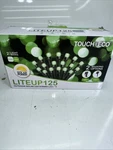 New -open Box Touch Of Eco Liteup 125 Count Outdoor Solar Led String Lights. Fixed Price $12.75.