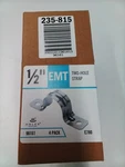 (60 Pack) Halex 1/2" Std. Fitting 2-HOLE (emt) Strap 96161. Fixed Price $14.99.