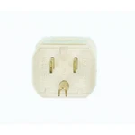 15 Amp 125-VOLT Python Hospital Grade Straight Blade Grounding Plug, White 8256-. Fixed Price $10.01.