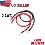 Awg Battery Inverter Wire 1FT-2FT Cables For Solar, Auto, Rv & Marine Us. Fixed Price $11.59.