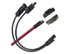 Solar Panel Connectors 10AWG Compatible With MC-4 1.15FT, Black. Fixed Price $19.76.