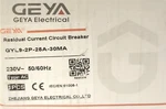 Geya GYL9 30MA Amp Pole 230 Vac Residual Current Circuit Breaker. Fixed Price $18.00.