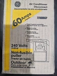 Ge TF60RCP Fused Ac Disconnect. Fixed Price $5.85.