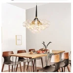 Modern Chandelier Glass Bubble Pendant Lamp Home Ceiling Fixture 4-LIGHT. Fixed Price $295.00.