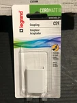 ( 10 Pk) Legrand Wiremold Cordmate Ii Coupling White C59, New Free Shipping. Fixed Price $27.95.