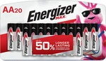 Energizer Aa Batteries, Max Double Battery Alkaline, 20 Count. Fixed Price $29.36.