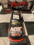 2017 Kyle Busch Autographed #18 Nos Energy Rowdy Can Camry 1:24 Extremely Rare. Fixed Price $899.00.