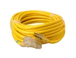 Extension Cord 50 Ft 10/3 Sjtw Tri-source Multi-outlet Outdoor Heavy-duty Yellow. Fixed Price $140.62.