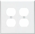 Leviton PJ82-W 2-GANG Duplex Receptacle Wall Plate White Pack. Fixed Price $12.99.