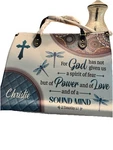 Christianart Designer Leather Handbags Personalized Christie Power Sound Mind. Fixed Price $60.00.