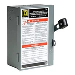 Square L211N 30A 120/240V Indoor Light Duty Fusible Safety Switch Neutral Gray. Fixed Price $60.42.