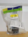 Leviton 02413-0PB 3-POLE 4-WIRE Nylon Ground/curved Blade Locking Connector. Fixed Price $24.95.