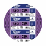 Southwire 12/3NM-WGX250 Series Sheathed Cable, Yellow Sheath, Awg Wire, 3-CON. Fixed Price $351.41.