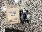 Ge Manual Starter CR101Y Hp Phase 115/230V 60-25HZ Pole. Fixed Price $25.00.