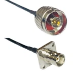 LMR100 To Bnc Flange Female Coax Rf Cable Usa-ship Lot. Fixed Price $10.34.