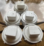 (5 Pieces) Genova 2" Dmv Cleanout With Plug Pvc Part # 71620. Fixed Price $24.99.