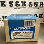 Lutron C-603P Wh Incandescent Dimmer 120VAC Hz 600W. Nos. Fixed Price $13.49.