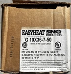 Easyheat G10X36750D Melter Mat For Sidewalk/paver Snow Melting 277V, 10'X36". Fixed Price $329.00.