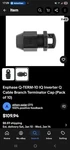 Enphase Q-TERM-01 Iq Inverter Cable Branch Terminator Cap. Fixed Price $14.95.