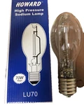 Howard High Pressure Sodium LU70 ED23.5 Watt Bulb Shape Lamp Mogul Bas. Fixed Price $21.88.
