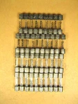 Cooper Bussmann GDC-6.3A Glass Fuse, (lot Of 34). Fixed Price $60.00.