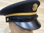 Military Service Cap Chin Strap Synthetic Fake Leather Hat Band. Fixed Price $5.95.