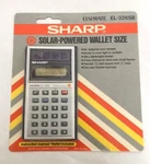 Vintage Elsimate EL-326SB Sharp Solar-powered Wallet Size New Box!. Fixed Price $42.00.