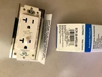 Lutron 20A Satin Color Dim Receptacle SCR-20-HFDU-BI Biscuit (brand New). Fixed Price $36.41.